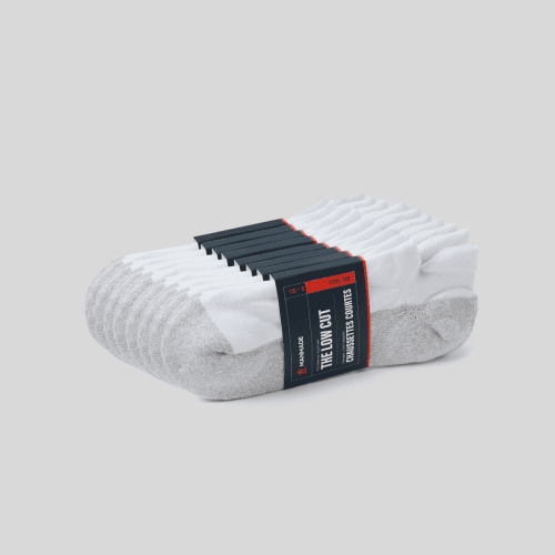 pdp socks lowcut white 00